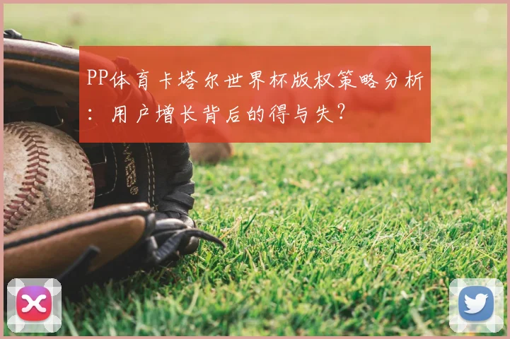 PP体育卡塔尔世界杯版权策略分析:用户增长背后的得与失?